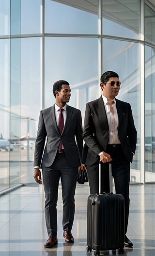 Viajeros de negocios